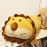 Cute Cartoon Lion Plush Toy Stuffed Animal Lion Doll Pillow