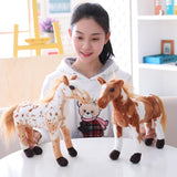 Simulation Horse Plush Toy 4 Styles Soft Stuffed Animal Horse Dolls