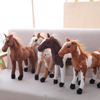 Simulation Horse Plush Toy 4 Styles Soft Stuffed Animal Horse Dolls