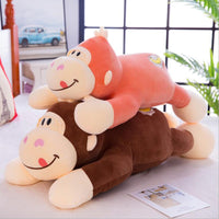 Cute Cartoon Monkey Plush Toys Stuffed Animal Monkey Doll Pillows