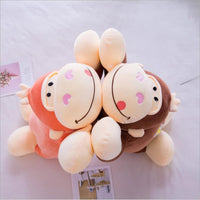 Cute Cartoon Monkey Plush Toys Stuffed Animal Monkey Doll Pillows