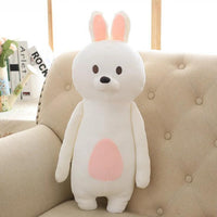 Soft Bear Rabbit Fox Cow Pillow Cushion Stuffed Animal Plush Toy