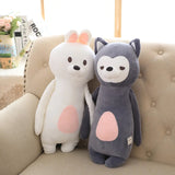 Soft Bear Rabbit Fox Cow Pillow Cushion Stuffed Animal Plush Toy