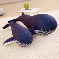 Cute Blue Whale Plush Toy Soft Stuffed Sea Animal Doll Pillow for Kids