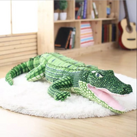 Giant Crocodile Lying Section Plush Pillow Soft Stuffed Animal Toy