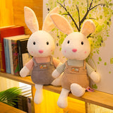 Cartoon Shy Rabbit Doll Pillow Children Stuffed Bunny Plush Toys