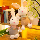 Cartoon Shy Rabbit Doll Pillow Children Stuffed Bunny Plush Toys