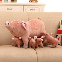 Simulation Pig Plush Toy Soft Stuffed Pig Animal Dolls Pillow
