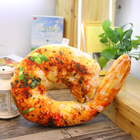 Giant Plush Food Grilled Fish Chicken Leg Stuffed Pillow Kids Toy