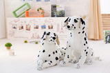 Simulation Stuffed Dalmatian Toy Soft Plush Dog Pillow Home Decor