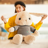 Cute Lovely Stuffed Bunny Pillow Plush Animal Toy for Kid Girl Baby