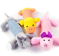 Pet Dog Cat Funny Plush Toys Squeak Chew Sound Toy Fit for All Pets