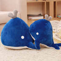 Cute Whale Plush Pendants Soft Stuffed Cartoon Whale Doll Kids Gifts