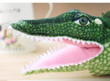 Simulation Alligator Stuffed Toy Soft Plush Crocodile Animal Pillow