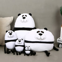 Creative Stuffed Round Panda Pillow Soft Cartoon Plush Animal Toy