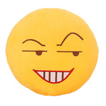 32cm Emoji Emoticon Yellow Round Cushion Stuffed Plush Soft Pillow Role Play Games Accessories Gift for Kids