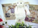 Kids Birthday Gifts White Color Plush Sheep Doll Soft Stuffed Pillow