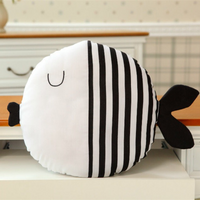 Cute Cartoon Stuffed Fish Cushion Birthday Gifts Plush Animal Doll