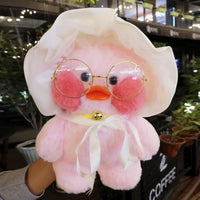 Cute Plush Dressed Up Duck Doll Cartoon Soft Duck Stuffed Animal Toy