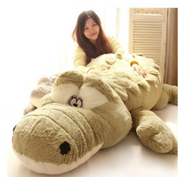 Giant Crocodile Lying Section Plush Pillow Soft Stuffed Animal Toy