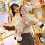 Giant Stuffed Horse Toy Cute Plush Animal Pillow Kids Birthday Gifts