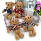 Cute Stuffed Teddy Bear Key-chain Doll Gifts for Girlfriend Plush Toy