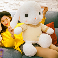 Cute Lovely Stuffed Bunny Pillow Plush Animal Toy for Kid Girl Baby