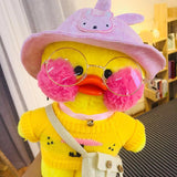 Cute Plush Dressed Up Duck Doll Cartoon Soft Duck Stuffed Animal Toy
