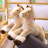 Giant Stuffed Horse Toy Cute Plush Animal Pillow Kids Birthday Gifts