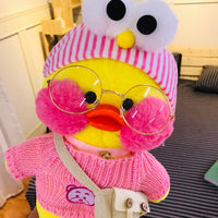 Cute Plush Dressed Up Duck Doll Cartoon Soft Duck Stuffed Animal Toy