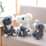 Mum Koala Hold Baby Koala Stuffed Animal Dolls Soft Plush Toy