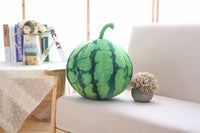 Simulation Plush Soft Watermelon White Gourd Pillow Stuffed Fruit Toy
