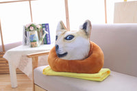 3D Vivid Digital Printed  Animal Plush pillow Soft Stuffed blanket